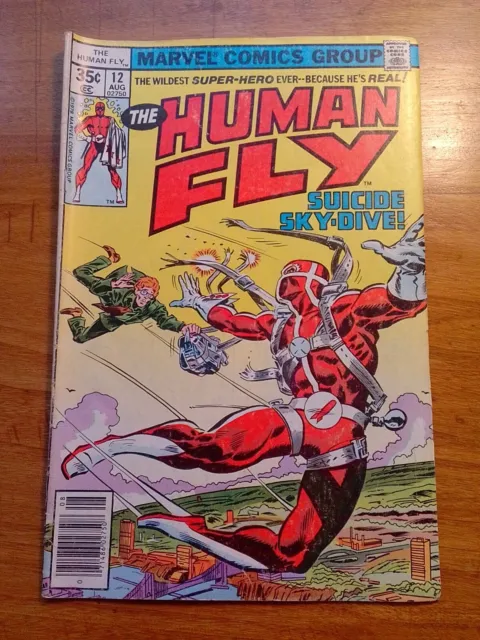 The Human Fly Suicide Sky Dive Vol 1 No. 12 1978 Marvel Comic Book