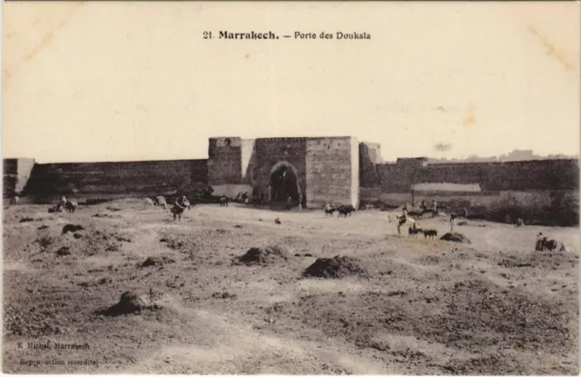 CPA AK Marrakech - Marrakesh - Porte des Doukala MOROC (1082830)