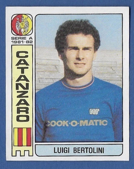Figurine Panini Calciatori 1981-82 – Juventus N°206 Claudio Prandelli – état Corrigé