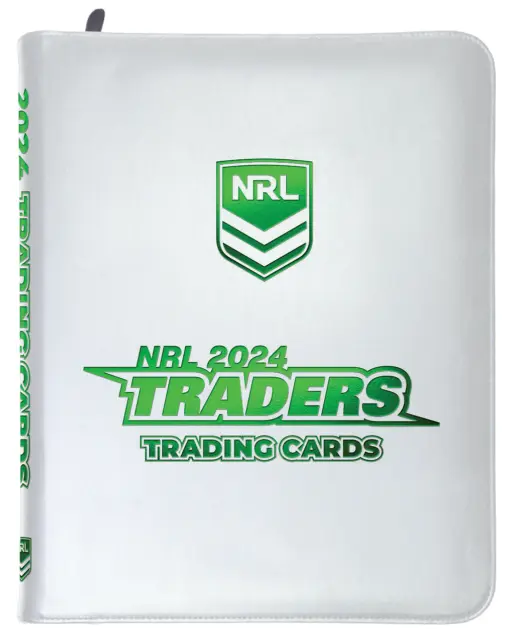 2024 TLA NRL Traders Folder / Album with Complete Full 153-Card Base Common Set