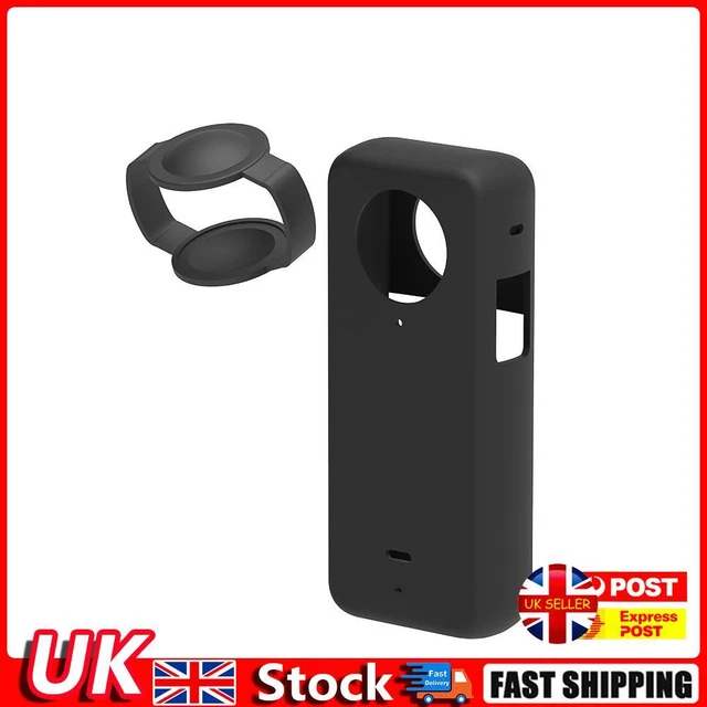 Soft Waterproof Panoramic Action Camera Protective Cover for Insta360 X3 (Black)