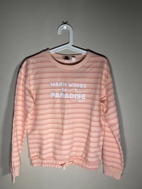 Roxy Teen Size 14 / XL Lightweight Jumper Apricot in Colour Surf Beach BNWT 2