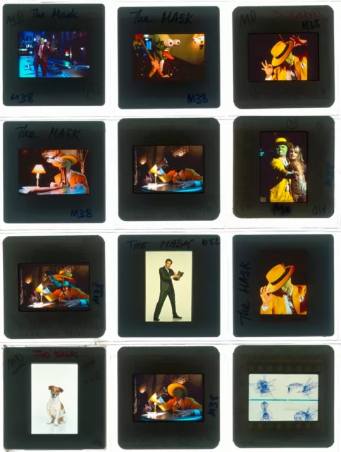 Lot 20 ektas slides originals The Mask Jim Carrey Cameron Diaz