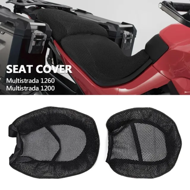 Seat Cover Net Mesh Cushion For DUCATI Multistrada 1260 1260S MTS 1200 S 1200s