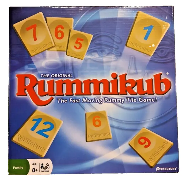 Vintage The Original Rummikub Rummy Tile Game by Pressman 1997 Complete Game!