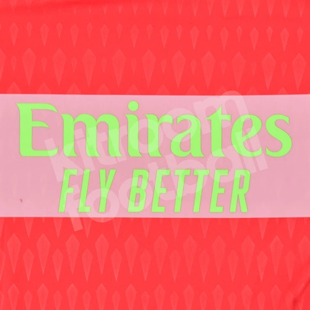 ORIGINAL PLAYER ISSUE 2023-24 Real Madrid Emirates Fly Better Sponsor ...
