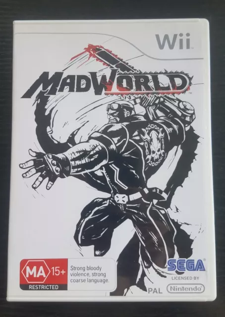 NEW Madworld Mad World Sega Nintendo WII Sealed Blister