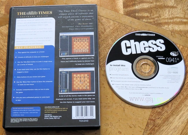THE TIMES CHESS (PC CD-ROM) - Looks Unused $7.18 - PicClick CA