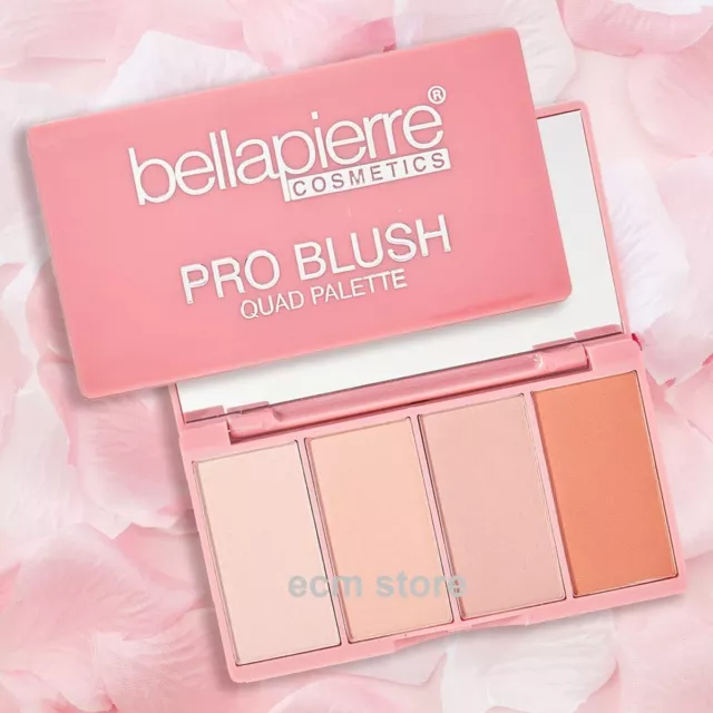 Bellapierre Pro Blush Palette fard à joue QUAD PALETTE 4 couleurs Blush /EBOT