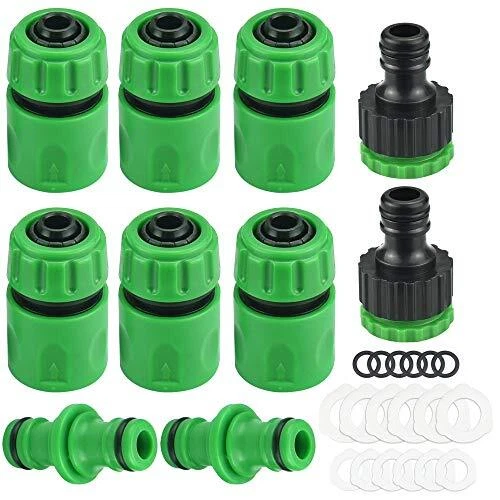 DECARETA 10 Kit de Raccords Tuyau d'Arrosage en Plastique Connecteur de Robin...