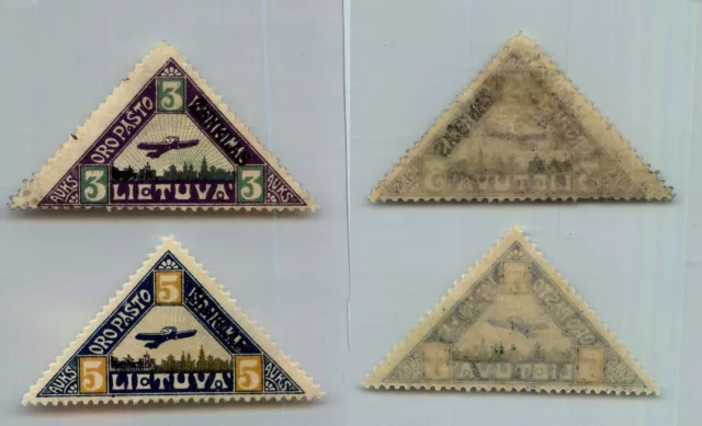 Lithuania 1922 SC C16, C17 mint. rtc741