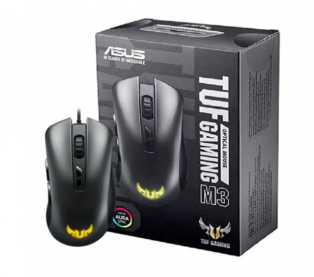 ASUS TUF Gaming M3 Optisch Gaming Maus - Schwarz (90MP01J0-B0UA00)