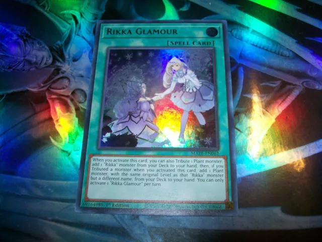 Rikka Glamour 1st Edition Ultra Rare MAZE-EN062 Yu-Gi-Oh!