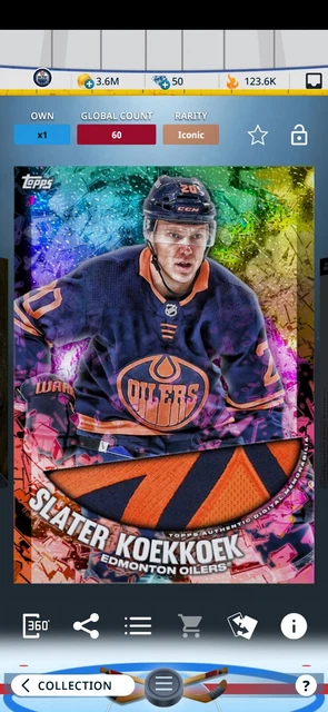 [DIGITAL] Topps Skate Slater Koekkoek Shatter Box 21 Rainbow Relic Iconic 60cc