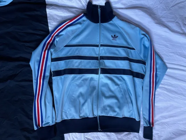 Adidas First Ventex 1981 Vintage Track jacket Veste Survetement Sz 180 France