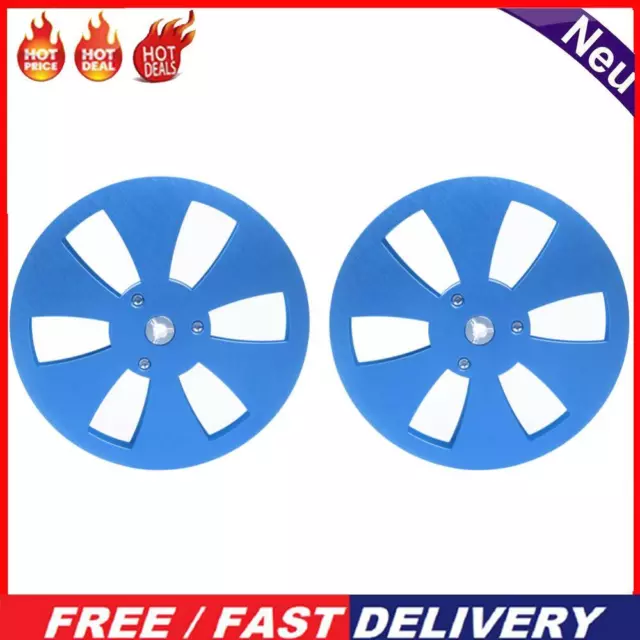 7 In X 1/4 In Empty Tape Reel Nab Hub Reel-To-Reel Recorders Accessory(Blue)