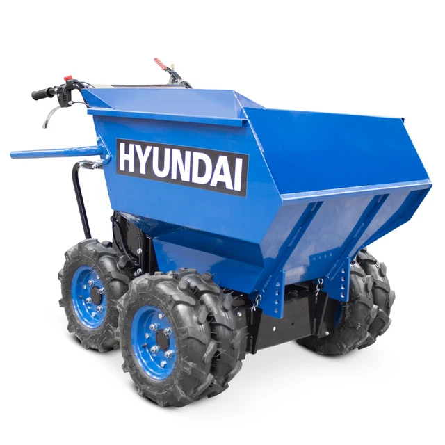 HYUNDAI MINI DUMPER Power Barrow PayLoad 500kg Load Petrol 4 Wheel ...
