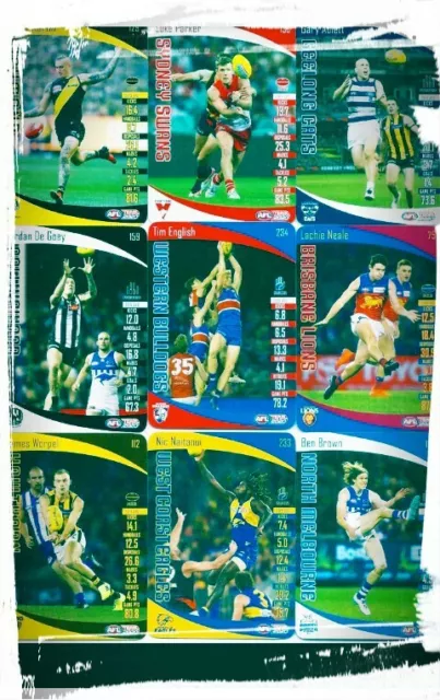 🔥2020 afl teamcoach common trading card you choose your card no select prestige