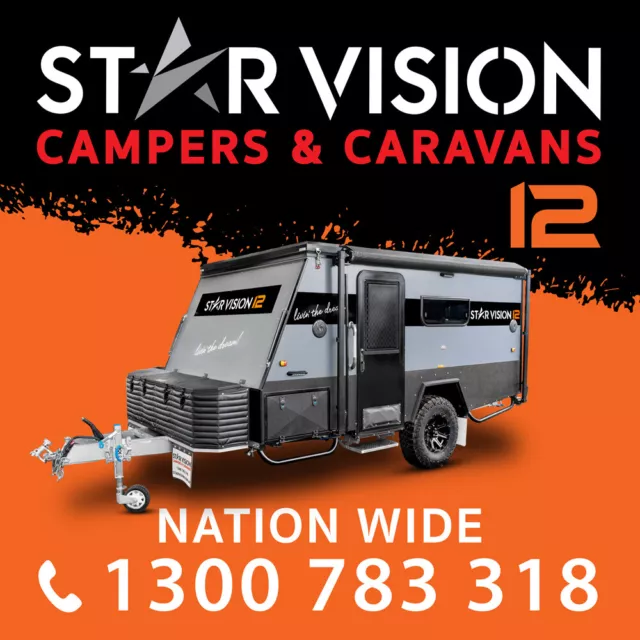 STAR VISION 12 Pop-Top Hybrid Off Road Camper Trailer Caravan