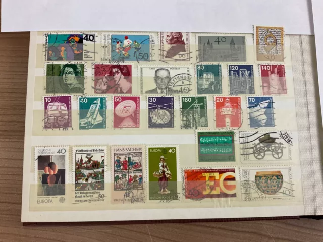 26 Briefmarken BRD 70 er Jahre gestempelt - siehe Bild