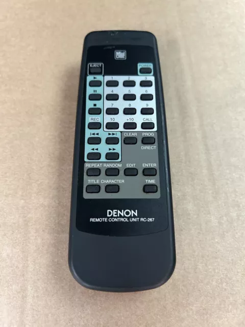 Denon RC-267 Mini Disc Remote Control Original Genuine
