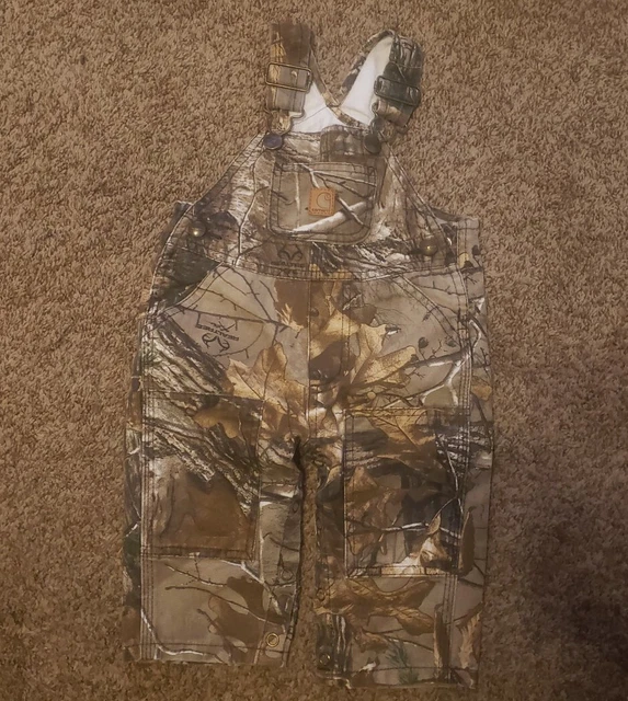 Baby Carhartt Camo Overalls 6 Months  Infant Pants RealTree Perfect Condition
