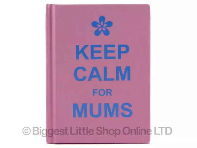 Keep Calm Pour Mums Amusant Livre Relié Mères Jour Cadeau Anniversaire Noël