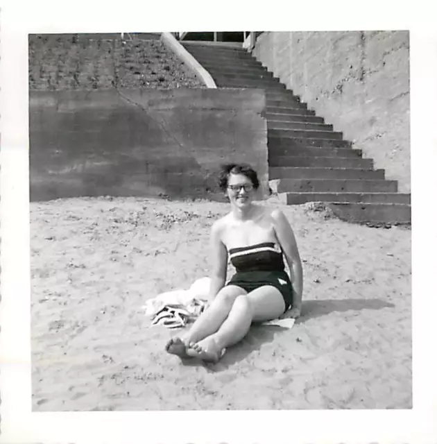 1950s Nurse Beach Musselman's Lake Bathing Suit Toronto General Hospital Photo