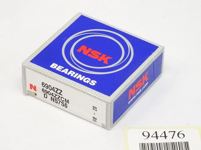 NSK Roulements à Billes 6904ZZ 6904ZZCM / Neuf Emballage D'Origine