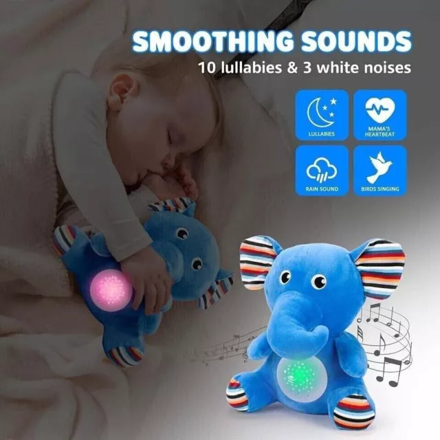 Baby Toys 0-6 Months Elephant Doll Toy Lighting & Singing Babies Gifts Fun 2023