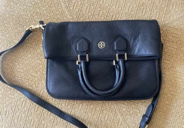 Tory burch half moon fold over clearance