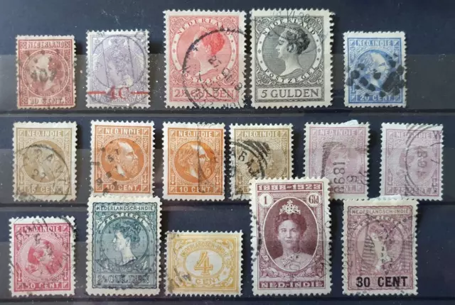 Classic Lot Nederland Netherlands Indië Vf Used