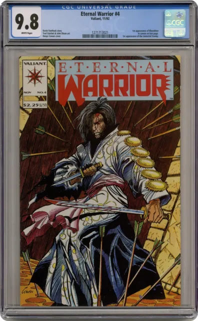 Eternal Warrior #4 CGC 9.8 1992 1271713021 1st app. Bloodshot (cameo)