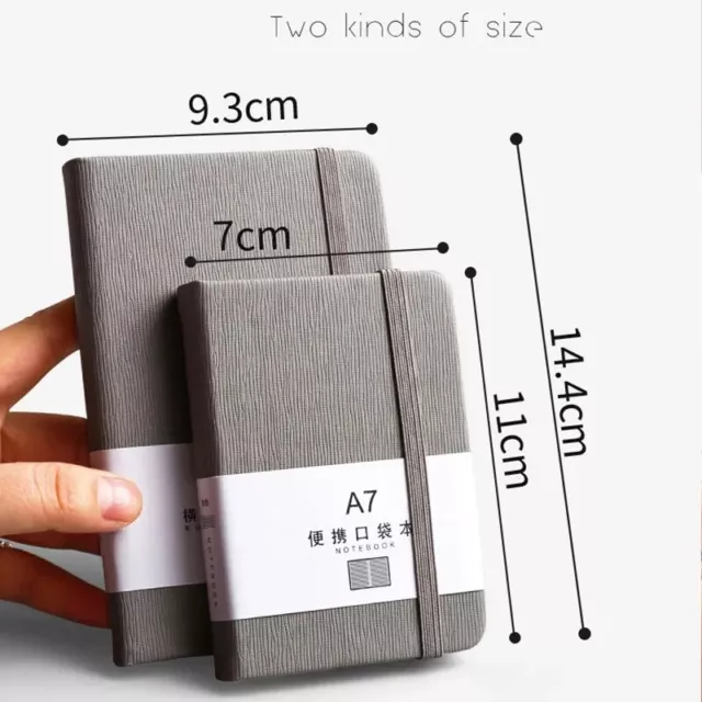 1pc A7 Mini Notebook Portable Pocket Notepad Memo Diary Planner Writing Paper 2