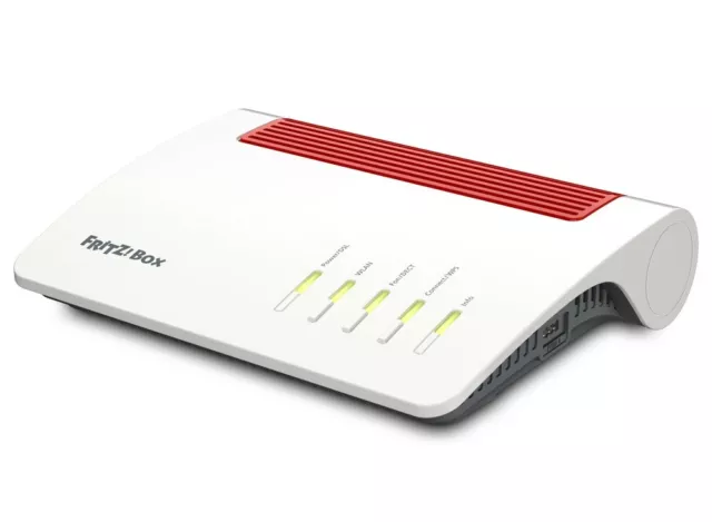 AVM Fritz!Box 7590 Ax Router 6 WLAN Ax 2400MBit/S 5GHz 1200MBit/S 2,4GHz