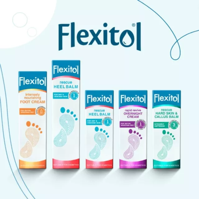 Flexitol Rescue Heel Balm 485g Tub - Dry & Cracked Skin Moisturising Foot Cream 3