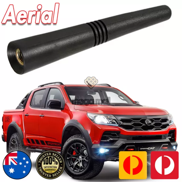 Antenna / Aerial Stubby Bee Sting for Holden Colorado Z71 Black Flexi Rubber 9CM