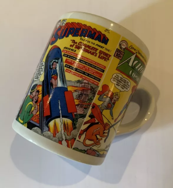 Superman and Supergirl DC Comics Coffee Cup Mug 14 oz Minimug Collection.