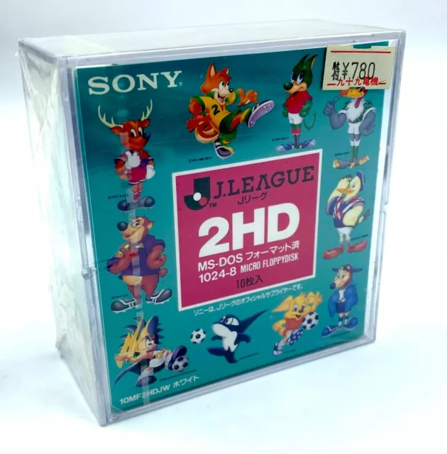 Disquettes Sony MF2HD MS DOS NEUF Japan League Football Edition RARE