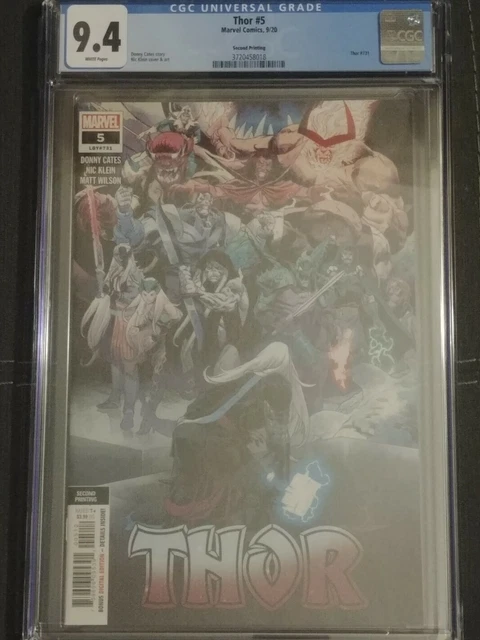 Thor #5 2nd Print CGC 9.4!! 1st appearance of The Black Winter!!