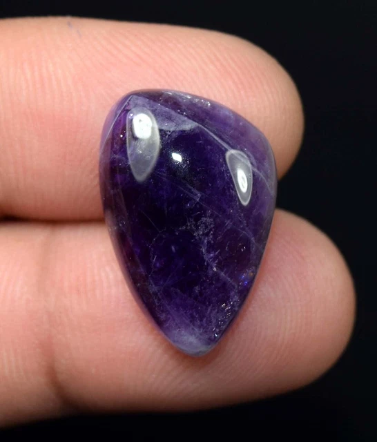 Agate de dentelle d'améthyste naturelle cabochon fantaisie pierre précieuse...