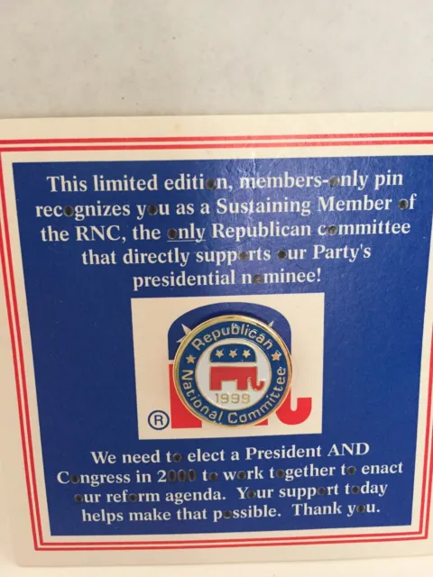 1999 Republican National Committee Lapel Pin