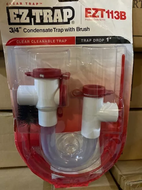 Evaporator Coil Condensate Drain Trap EZT-113B - BUY MORE & SAVE!!!