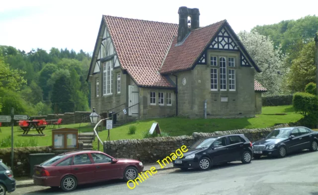 Photo 6x4 Temptation lies within Lastingham The village hall in Lastingha c2013