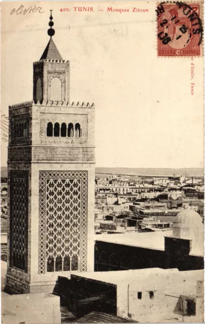 CPA AK TUNISIA Tunis Mosquee Zitoun (1217395)