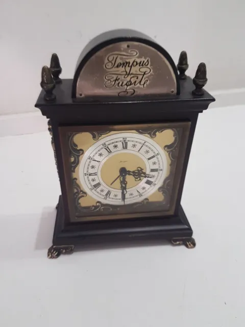 Orologio Sveglia Da Tavolo JERGER TEMPUS FUGILE Germany vintage