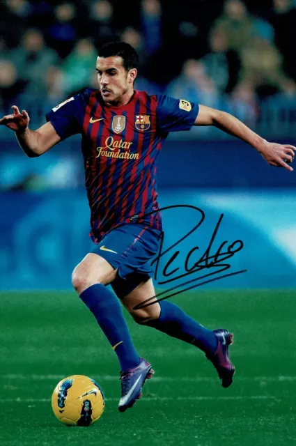 Pedro Rodriguez - Futbol Club Barcelona - Hand Signed - Photo