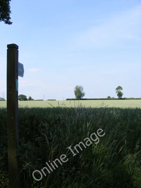 Photo 12x8 Footpath to World's End Road Saxtead Little Green 3 c2011
