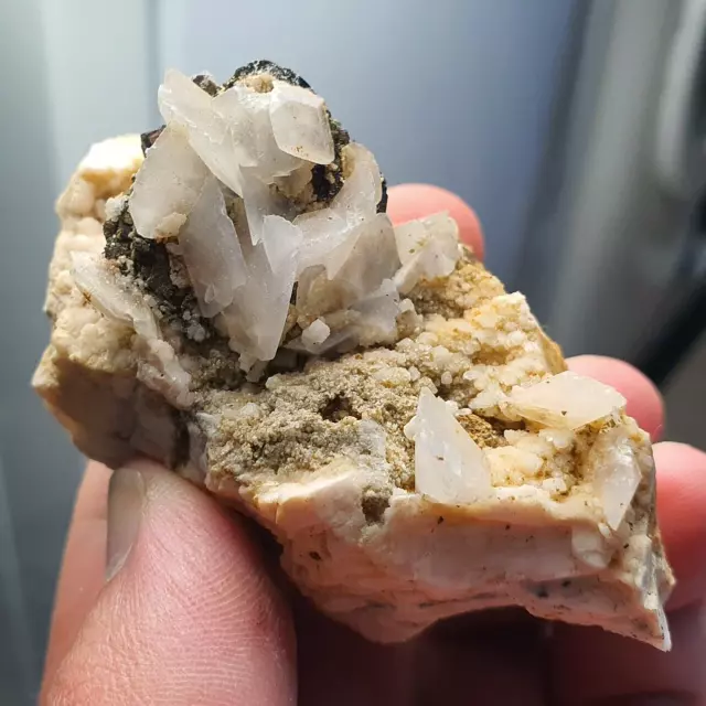 ★☆ PYRRHOTITE & CALCITE de Trepca, Mitrovica, Kosovo - 7,3 cm ☆★