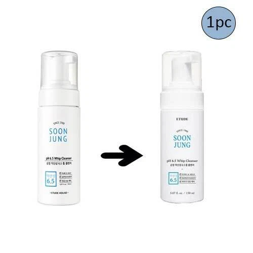 [Etude House] Soon Jung pH 6.5 Whip Cleanser 150ml